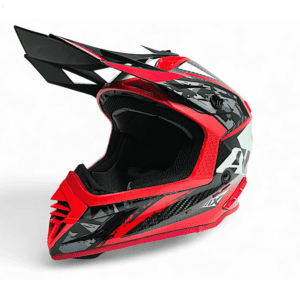 Шлем кроссовый AiM RH855 (Fiber Glass) VEXO Red/Blue